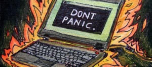 "Don't panic" by Sarabbit